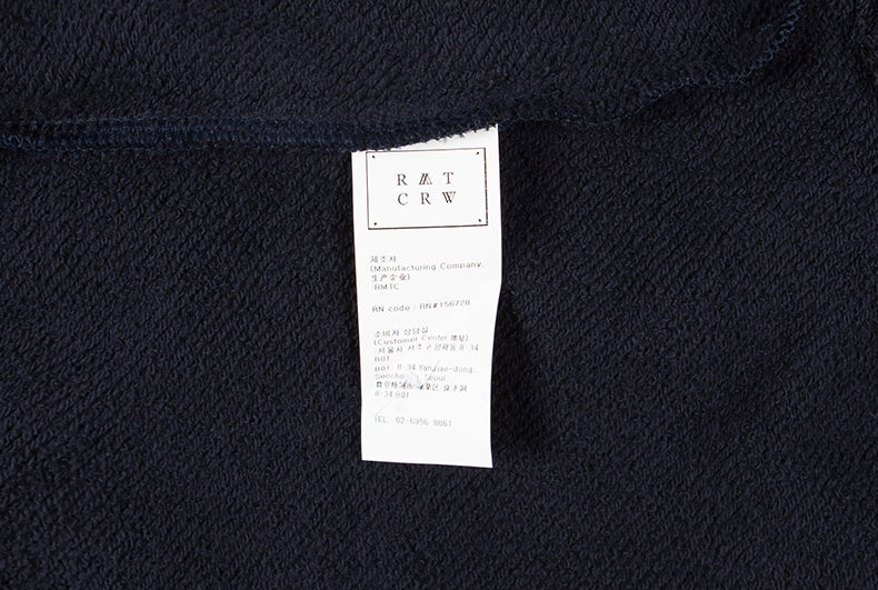 ロマンティッククラウン(ROMANTIC CROWN) RMTCRW CLASSIC LOGO POLO SHIRT_NAVY