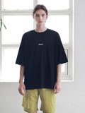マスノウン(MASSNOUN) MSNU DISASSEMBLE OVERSIZED T-SHIRTS MSNTS005-BK