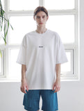 マスノウン(MASSNOUN) MSNU DISASSEMBLE OVERSIZED T-SHIRTS MSNTS005-WT