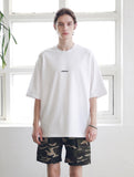 マスノウン(MASSNOUN) MSNU DISASSEMBLE OVERSIZED T-SHIRTS MSNTS005-WT