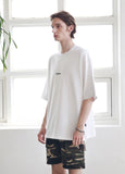 マスノウン(MASSNOUN) MSNU DISASSEMBLE OVERSIZED T-SHIRTS MSNTS005-WT
