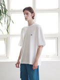 マスノウン(MASSNOUN) SL LOGO SEVERAL LINE OVERSIZED T-SHIRTS MSNTS006-WT