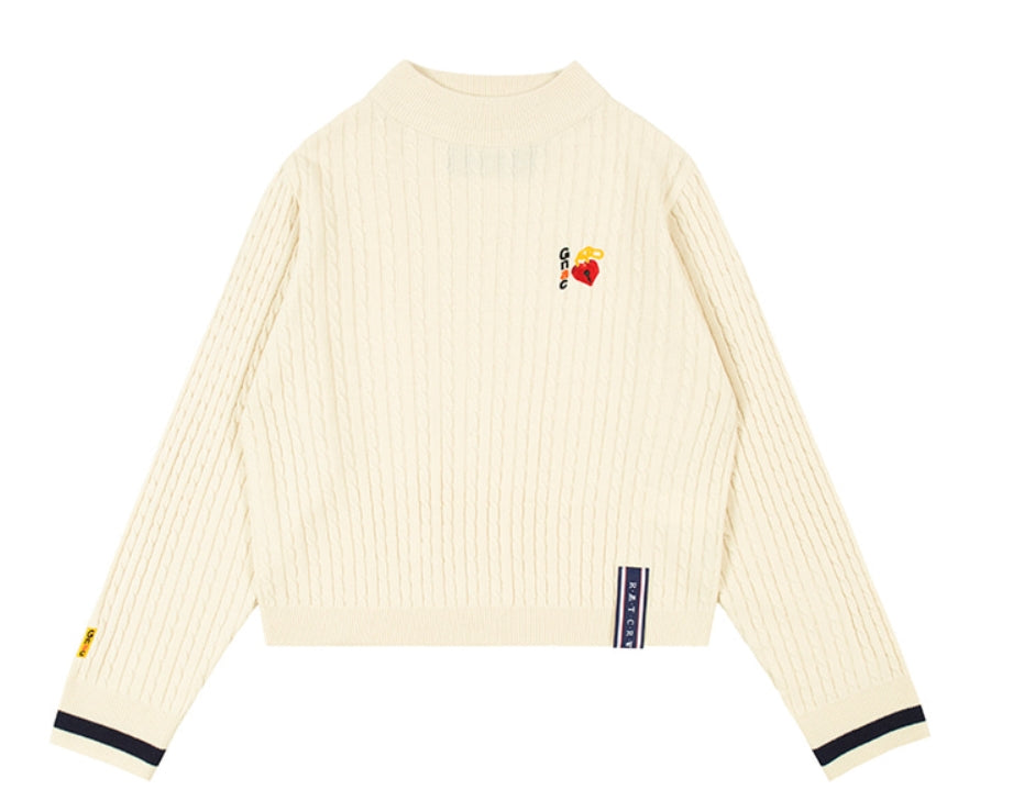 ロマンティッククラウン(ROMANTIC CROWN) UNLOCK YOUR MIND KNIT_OATMEAL