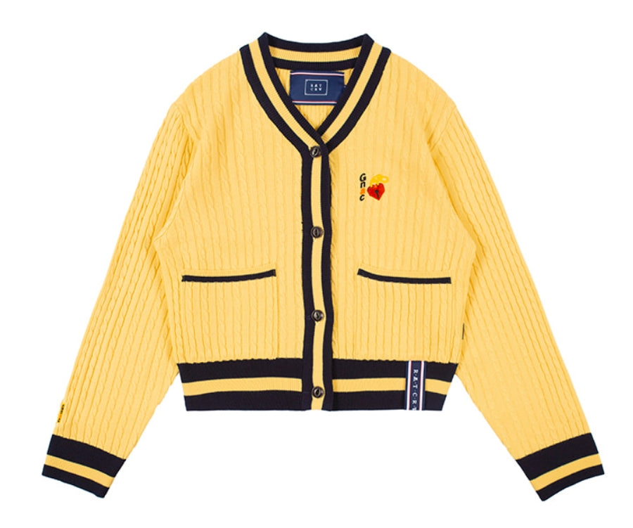 ロマンティッククラウン(ROMANTIC CROWN)UNLOCK YOUR MIND CARDIGAN_BUTTER