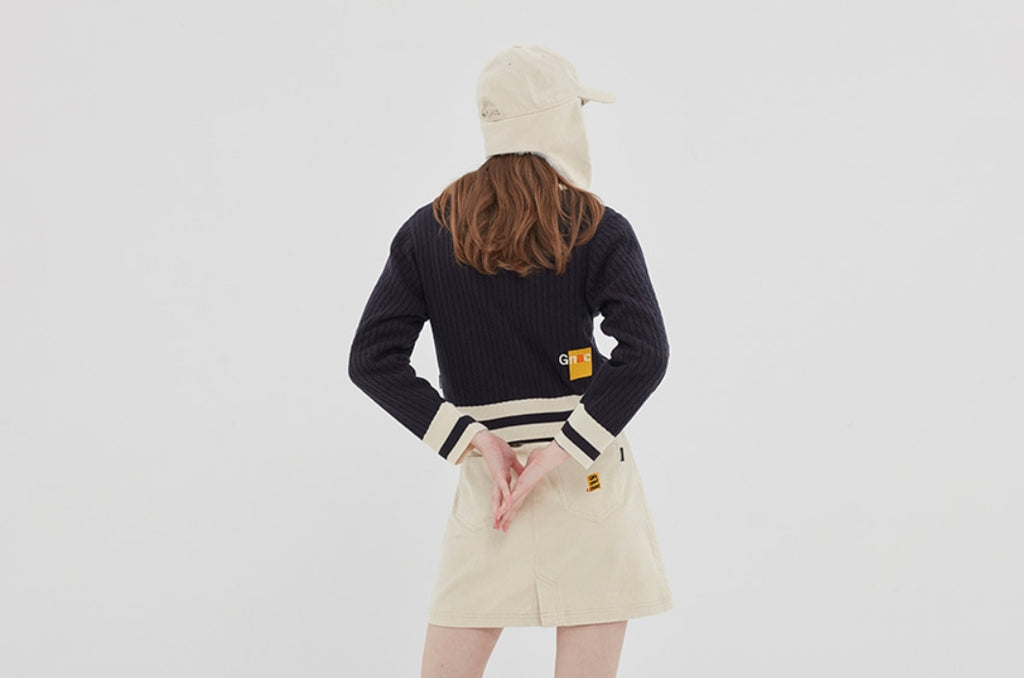 ロマンティッククラウン(ROMANTIC CROWN)UNLOCK YOUR MIND CARDIGAN_NAVY