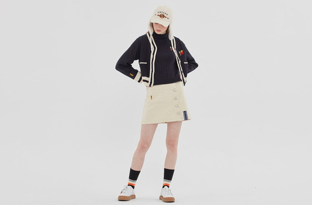 ロマンティッククラウン(ROMANTIC CROWN)UNLOCK YOUR MIND CARDIGAN_NAVY