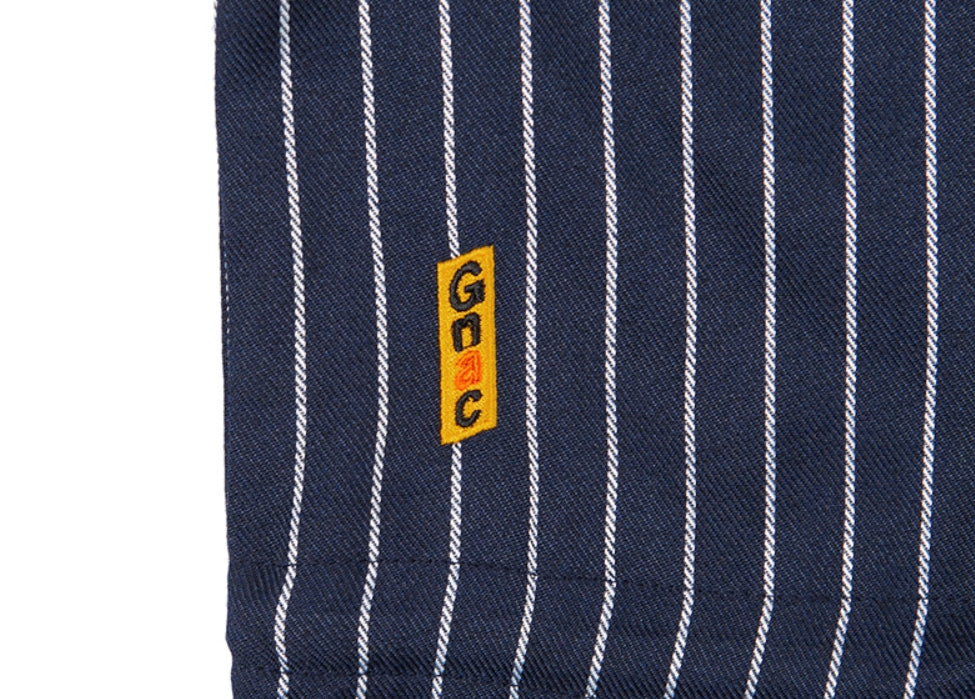 ロマンティッククラウン(ROMANTIC CROWN) GNAC STRIPE SHIRT DRESS_NAVY