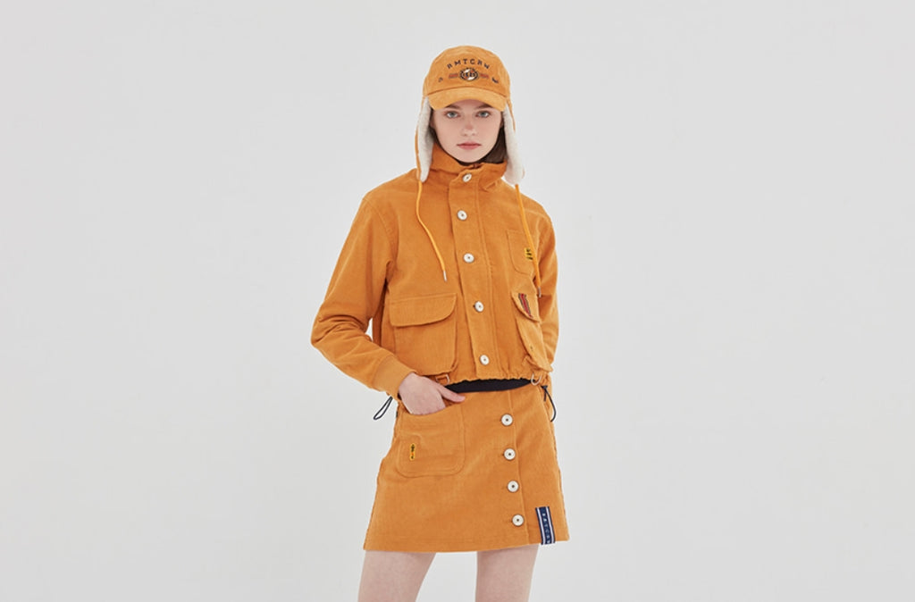 ロマンティッククラウン(ROMANTIC CROWN) GNAC MULTI POCKET JACKET_YELLOW