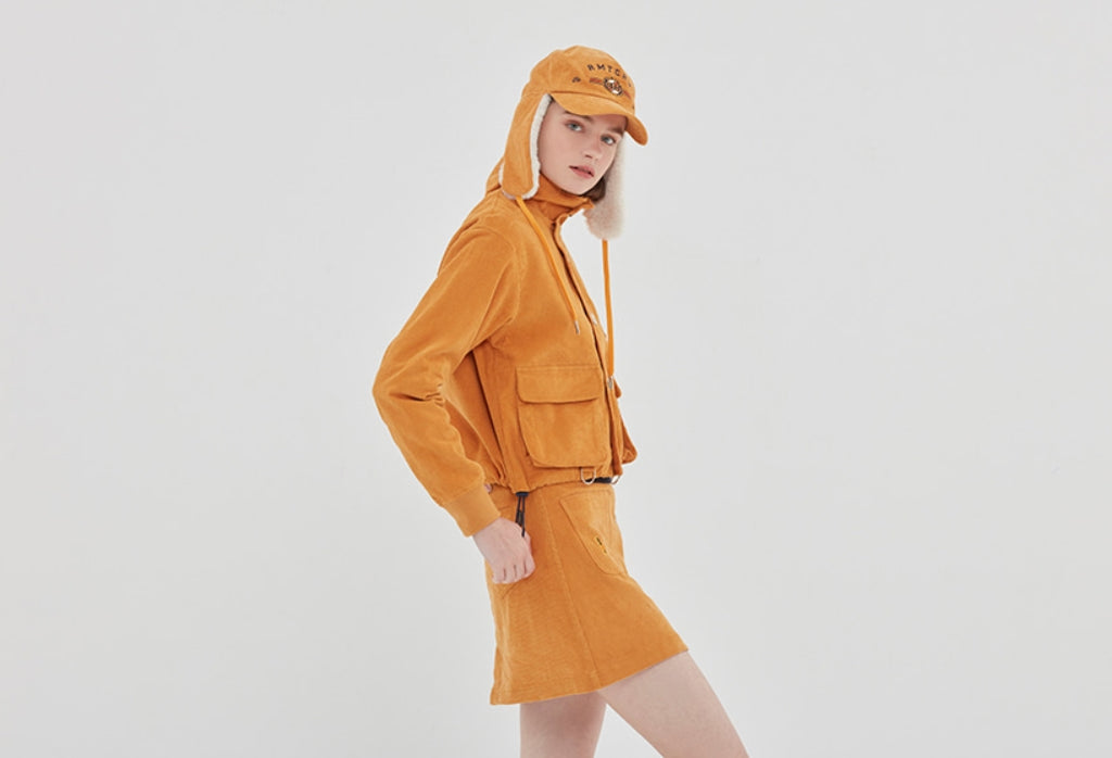 ロマンティッククラウン(ROMANTIC CROWN) GNAC MULTI POCKET JACKET_YELLOW
