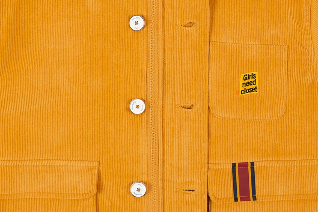 ロマンティッククラウン(ROMANTIC CROWN) GNAC MULTI POCKET JACKET_YELLOW