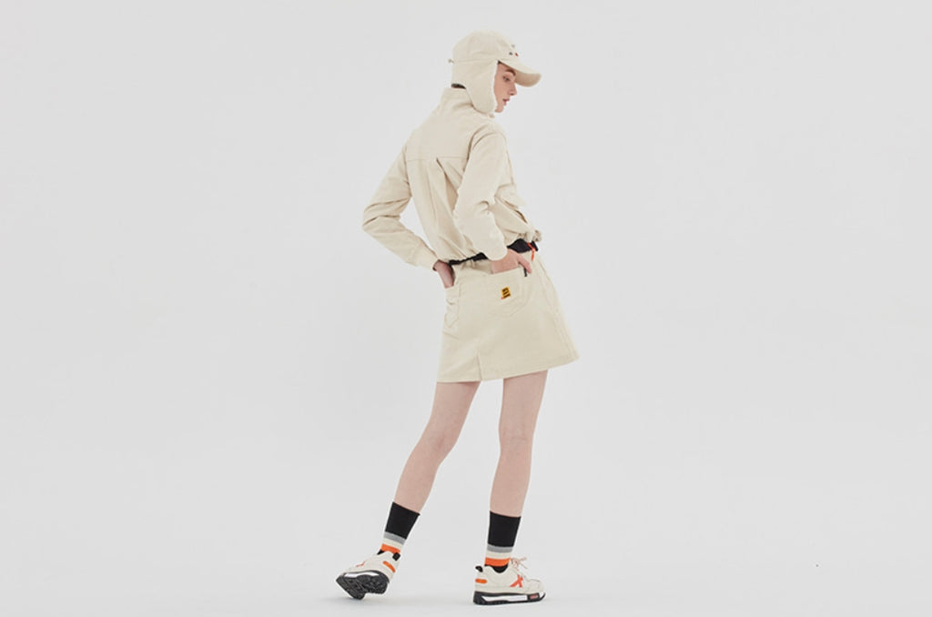 ロマンティッククラウン(ROMANTIC CROWN) GNAC MULTI POCKET JACKET_OATMEAL