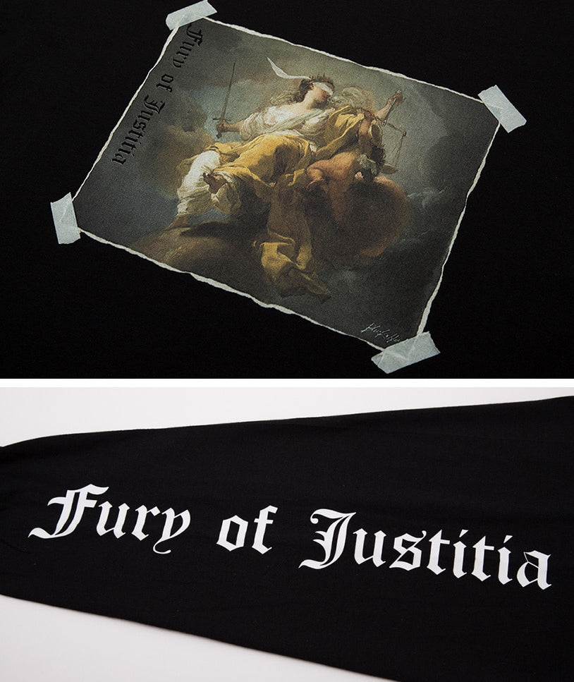 ブラックブロンド(BLACKBLOND) BBD Justitia Long Sleeve Tee (Black)