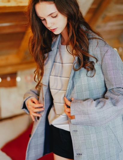 ダブルユーブイプロジェクト(WV PROJECT) Firippu OverSize Single Jacket BLACK JJOT7297