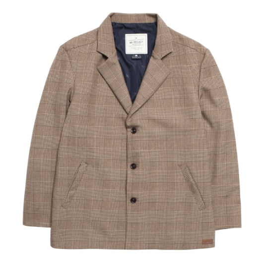 ダブルユーブイプロジェクト(WV PROJECT) Firippu OverSize Single Jacket BROWN JJOT7297
