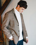 ダブルユーブイプロジェクト(WV PROJECT) Firippu OverSize Single Jacket BROWN JJOT7297
