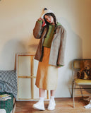 ダブルユーブイプロジェクト(WV PROJECT) Firippu OverSize Single Jacket BROWN JJOT7297