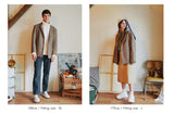 ダブルユーブイプロジェクト(WV PROJECT) Firippu OverSize Single Jacket BROWN JJOT7297