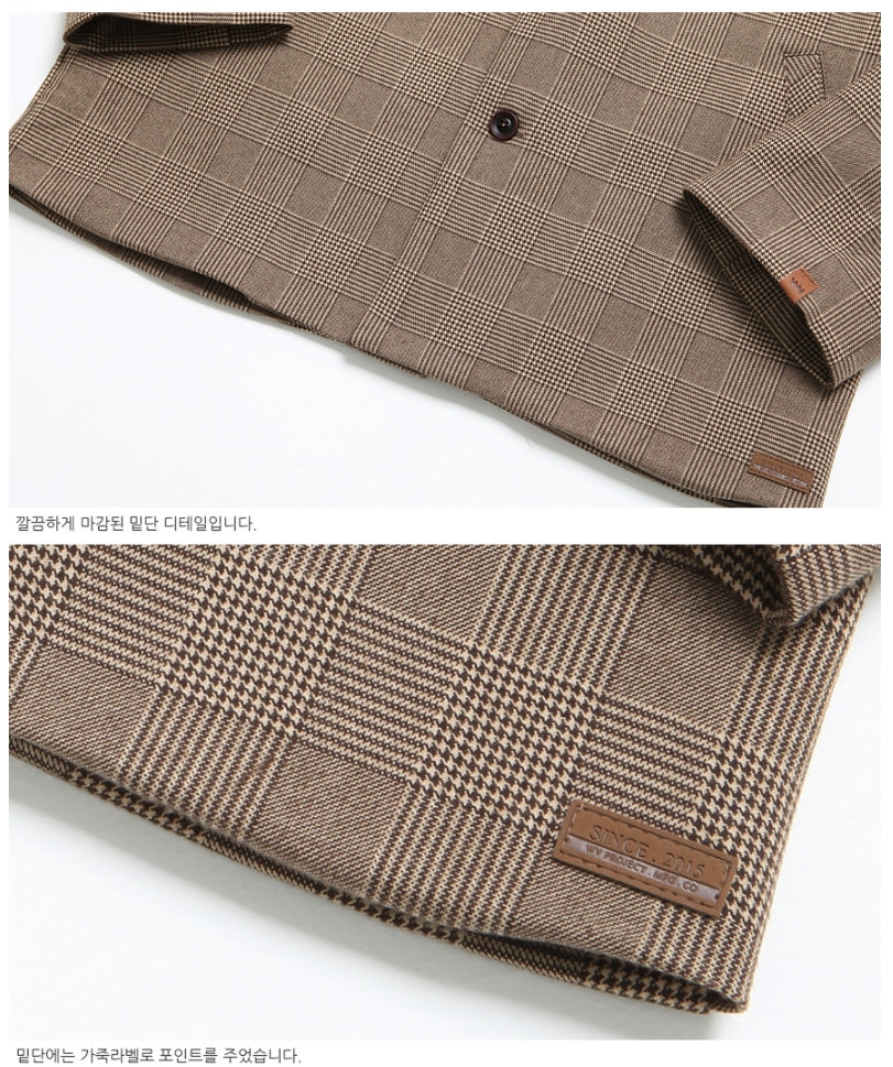 ダブルユーブイプロジェクト(WV PROJECT) Firippu OverSize Single Jacket BROWN JJOT7297