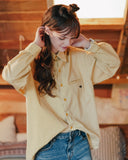 ダブルユーブイプロジェクト(WV PROJECT) PANO STRIPE SHIRTS YELLOW SYLS7309