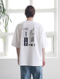 マスノウン(MASSNOUN) HOT-LINE OVERSIZED T-SHIRTS MSNTS008-WT