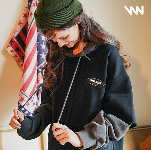 ダブルユーブイプロジェクト(WV PROJECT) TWO PATH HOODIE BLACK MJHD7299