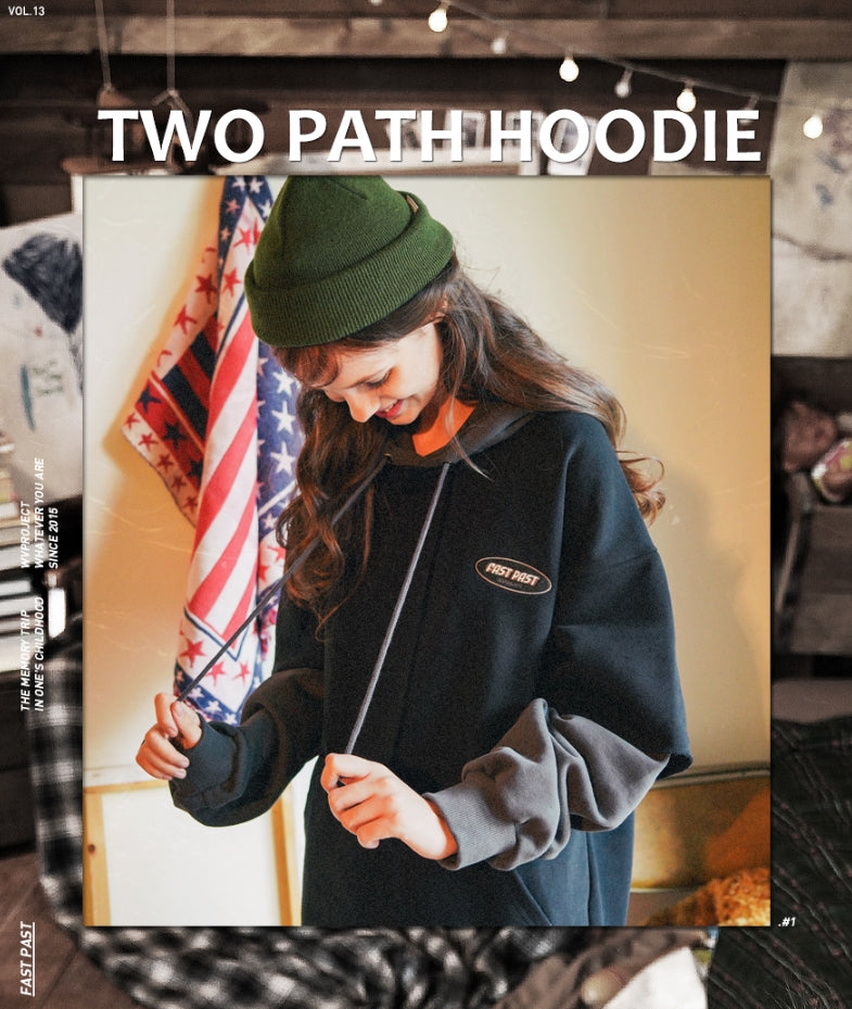 ダブルユーブイプロジェクト(WV PROJECT) TWO PATH HOODIE BLACK MJHD7299