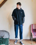 ダブルユーブイプロジェクト(WV PROJECT) TWO PATH HOODIE BLACK MJHD7299