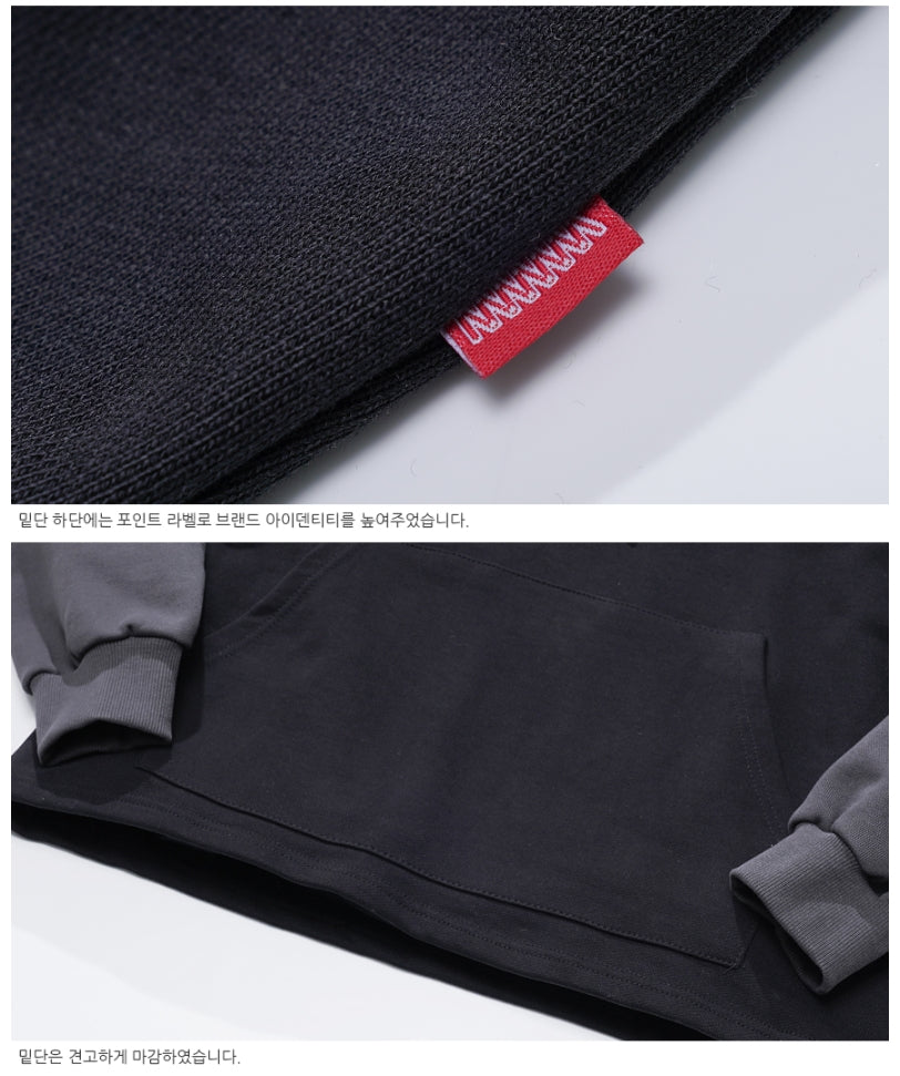 ダブルユーブイプロジェクト(WV PROJECT) TWO PATH HOODIE BLACK MJHD7299