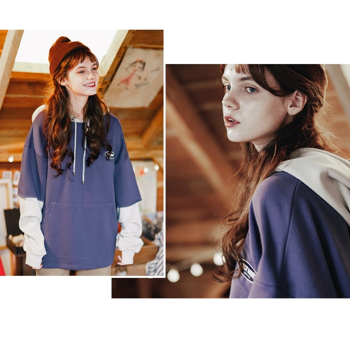 ダブルユーブイプロジェクト(WV PROJECT) TWO PATH HOODIE NAVY MJHD7299