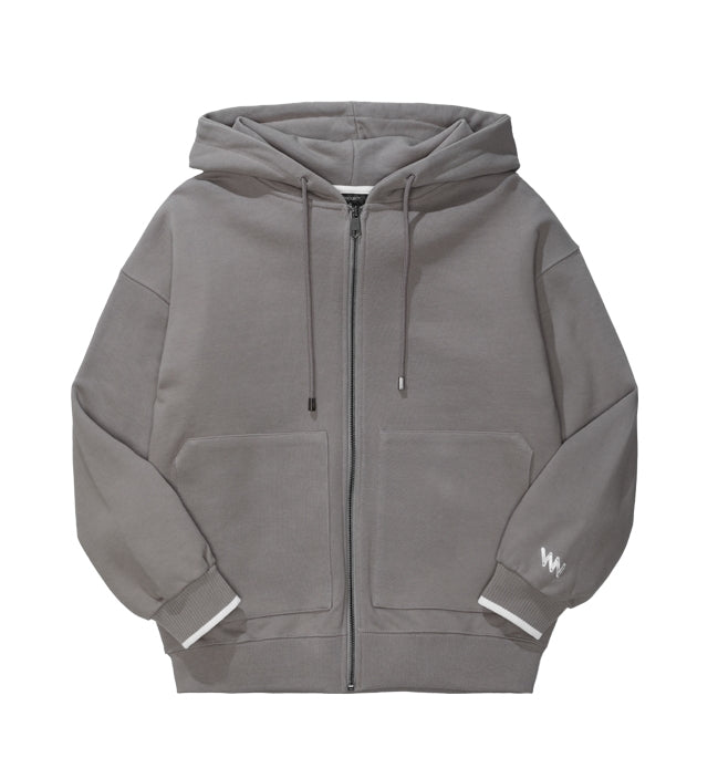 ダブルユーブイプロジェクト(WV PROJECT) VEINING ZIP-UP COCOA MJHD7307