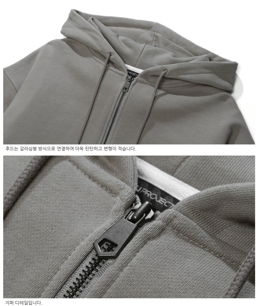 ダブルユーブイプロジェクト(WV PROJECT) VEINING ZIP-UP COCOA MJHD7307