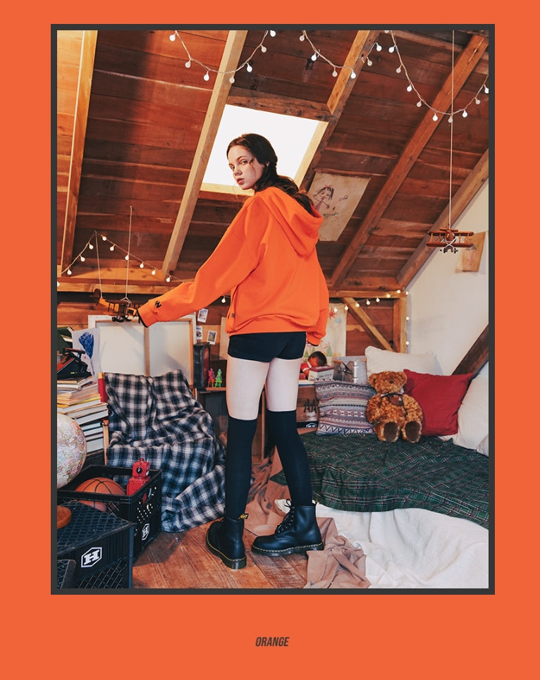 ダブルユーブイプロジェクト(WV PROJECT) VEINING ZIP-UP ORANGE MJHD7307