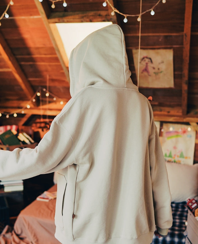 ダブルユーブイプロジェクト(WV PROJECT) VEINING ZIP-UP LIGHTBEIGE MJHD7307
