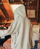 ダブルユーブイプロジェクト(WV PROJECT) VEINING ZIP-UP LIGHTBEIGE MJHD7307