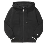 ダブルユーブイプロジェクト(WV PROJECT) VEINING ZIP-UP BLACK MJHD7307