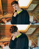 ダブルユーブイプロジェクト(WV PROJECT) VEINING ZIP-UP BLACK MJHD7307