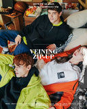 ダブルユーブイプロジェクト(WV PROJECT) VEINING ZIP-UP LIME MJHD7307