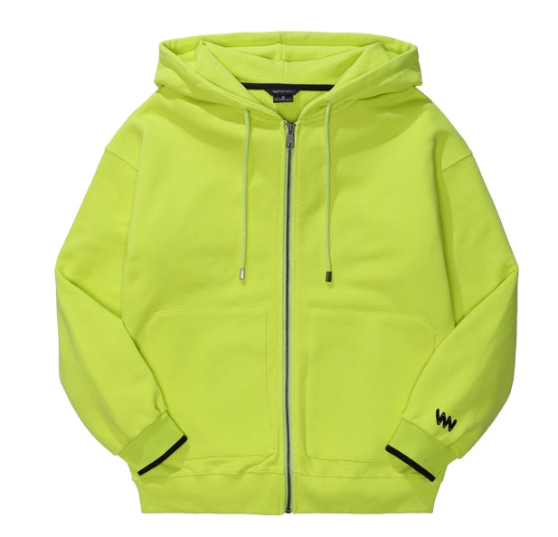 ダブルユーブイプロジェクト(WV PROJECT) VEINING ZIP-UP LIME MJHD7307