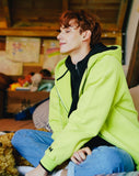 ダブルユーブイプロジェクト(WV PROJECT) VEINING ZIP-UP LIME MJHD7307