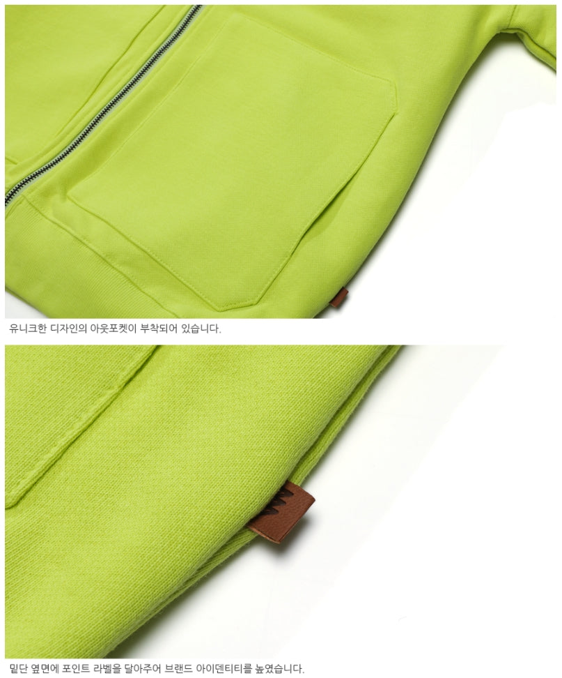ダブルユーブイプロジェクト(WV PROJECT) VEINING ZIP-UP LIME MJHD7307