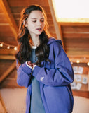 ダブルユーブイプロジェクト(WV PROJECT) VEINING ZIP-UP NAVY MJHD7307