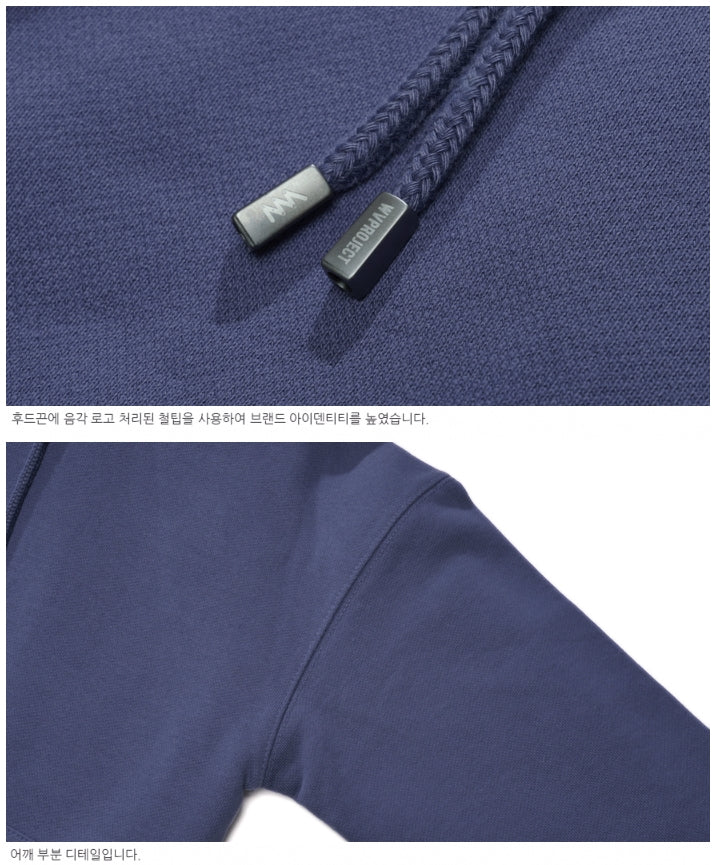 ダブルユーブイプロジェクト(WV PROJECT) VEINING ZIP-UP NAVY MJHD7307