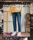 ダブルユーブイプロジェクト(WV PROJECT) RAINDROP DENIM PANTS BLUE CJLP7338