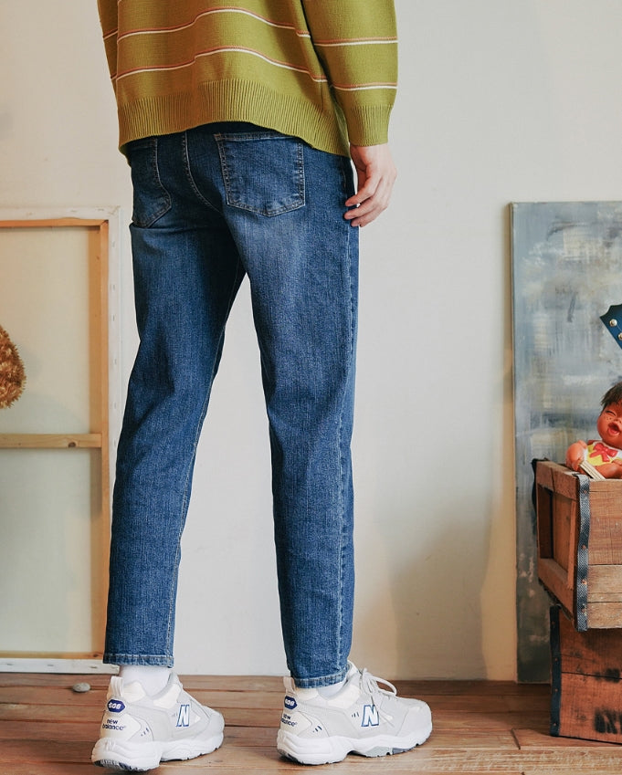 ダブルユーブイプロジェクト(WV PROJECT) RAINDROP DENIM PANTS BLUE CJLP7338