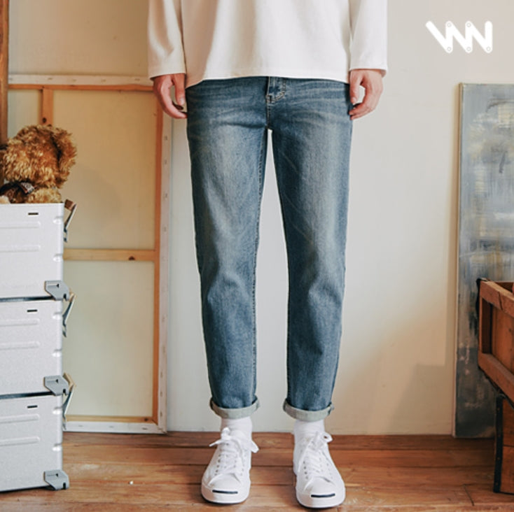 ダブルユーブイプロジェクト(WV PROJECT) RAINDROP DENIM PANTS VINTAGEBLUE CJLP7338