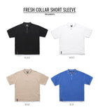 ティーダブリューエヌ(TWN) FRESH COLLAR SHORT SLEEV (4color) JEST3199