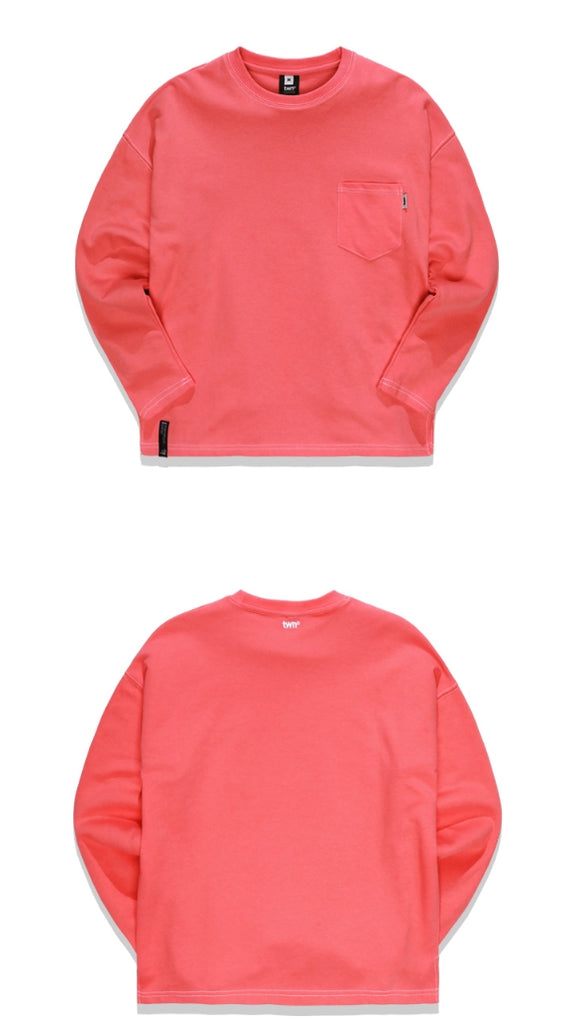ティーダブリューエヌ(TWN) POCKET LINE LONG SLEEVE (7color) STLT3211