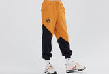 ロマンティッククラウン(ROMANTIC CROWN) COLOR BLOCK LOGO SWEAT PANTS_YELLOW