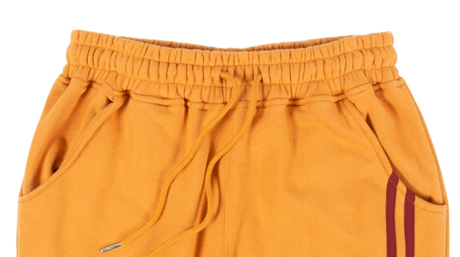 ロマンティッククラウン(ROMANTIC CROWN) COLOR BLOCK LOGO SWEAT PANTS_YELLOW