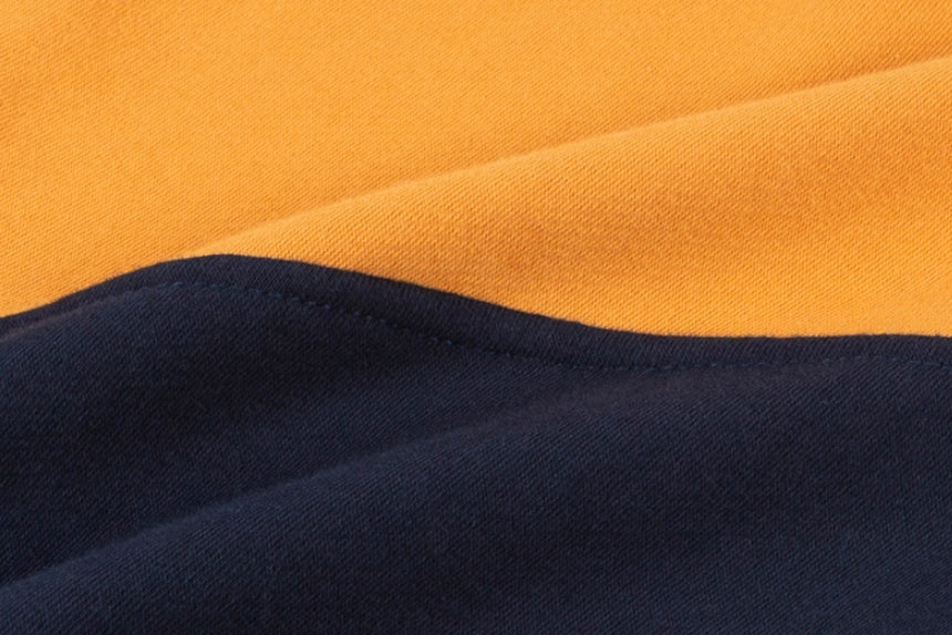 ロマンティッククラウン(ROMANTIC CROWN) COLOR BLOCK LOGO SWEAT PANTS_YELLOW